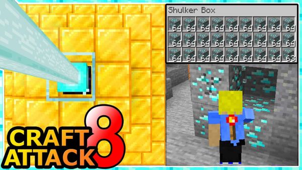 100 DIAERZE in einer Stunde farmen! So geht's! - Minecraft Craft Attack 8 #80
