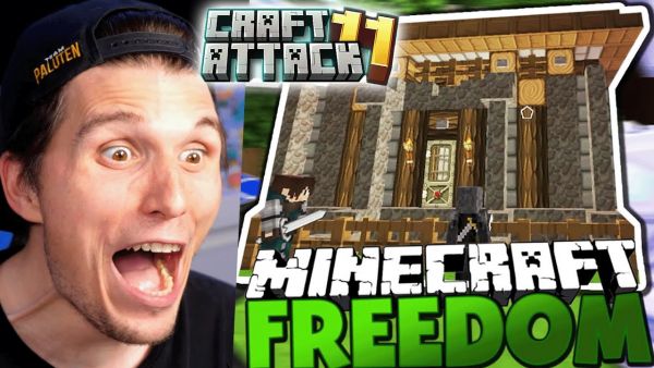 Ich baue mein Minecraft FREEDOM HAUS | Craft Attack 11 #35