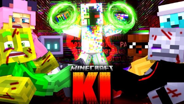 EIN "HACKER"... BETRITT... DEN SERVER?! (Minecraft KI)