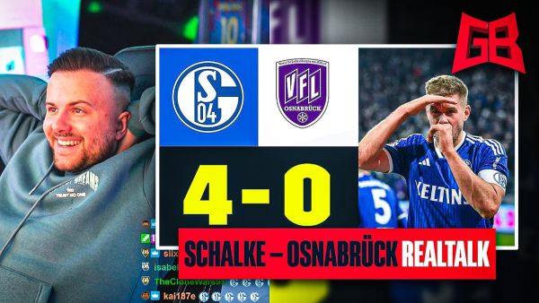 SCHALKE GEWINNT SOUVERÄN 😱 GamerBrother REALTALK über SCHALKE - OSNABRÜCK 🤔