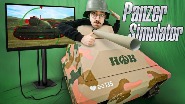 World of Tanks, aber mit selbstgebautem Panzer