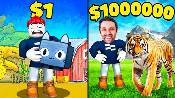 1 R$ vs. 1000000 R$ HAUSTIER in Roblox