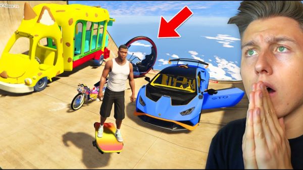 Die VERRÜCKTESTEN FAHRZEUGE auf MEGA RAMPE in GTA 5!