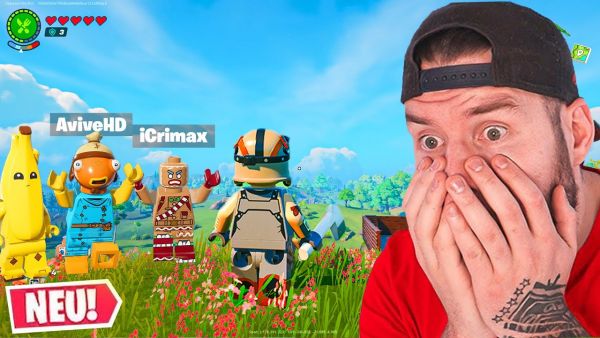 die LEGO FORTNITE INSEL mit 8 YOUTUBERN (Folge 1)