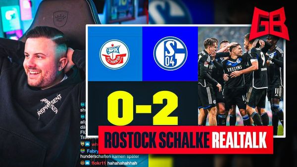 EIN GANZ VERRÜCKTES SPIEL..😂 GamerBrother REALTALK über HANSA ROSTOCK - SCHALKE 😬