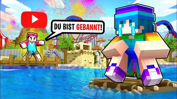 Ich BANNE CANDY von der YOUTUBE INSEL! (Minecraft)