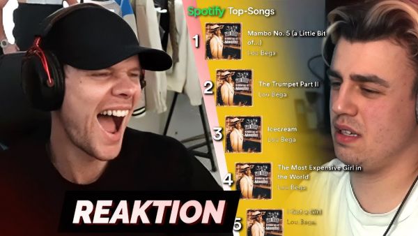 Papaplatte ist der größte Lou Bega Fan 😂 | Satter Hugo Reaktion