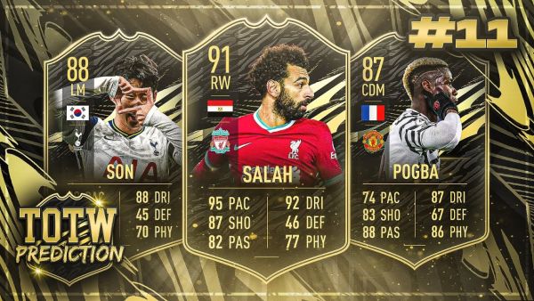 FIFA 21:  TOTW 11 PREDICTIONS! IF SALAH, SON & POGBA 🔥