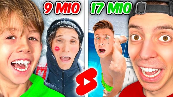 KLEINER JUNGE reagiert auf VIRALE SHORTS von YOUTUBERN! 😳 (iCrimax, Paluten, ...)