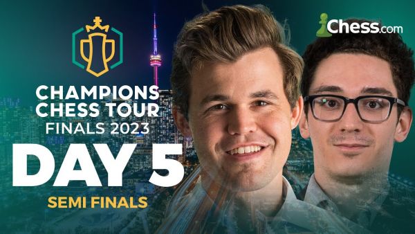 ARMAGEDDON: World #1 Magnus v World #2 Fabiano! Set 1 Semifinals | Champions Chess Tour Finals 2023