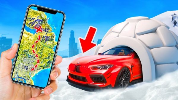 Ich FINDE 10.000.000$ AUTO im SCHNEE! (GTA 5 Hide & Seek)