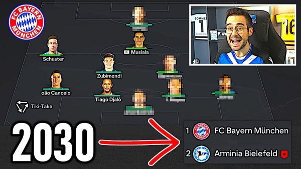 SO DOMINIERT DER FC BAYERN 2030 DIE BUNDESLIGA !!! 👿😱 EA FC 24 Bielefeld Karriere #43