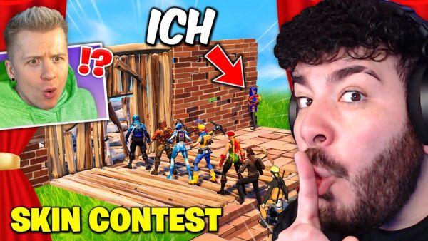 Ich gehe UNDERCOVER in ZYZTM's SKIN CONTEST und er RASTET KOMPLETT AUS ... Fortnite