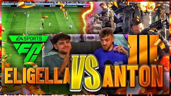 ELIGELLA vs VISCA BARCA!😂⚔ DUAL STREAM - Black Ops 3 & EAFC 24 Challenge🔥 Teil 1