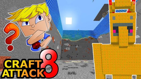 RIESENLOCH endlich fertig ausgehoben, kommt jetzt der GOLEM? - Minecraft Craft Attack 8 #86