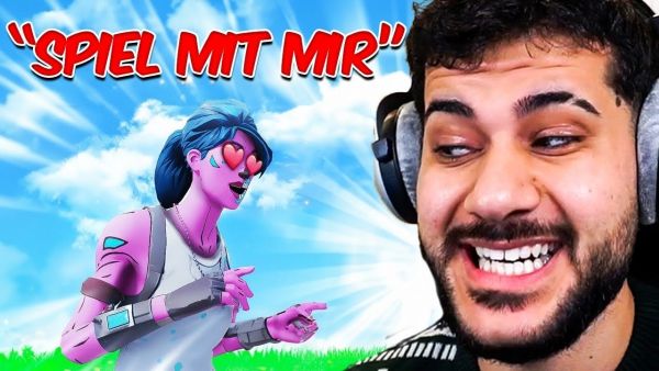 HAMED VS E-GIRL IN FORTNITE