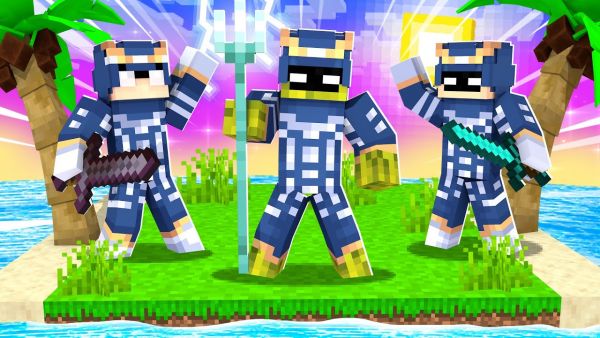 WERDE... ICH... ZUM "WASSERKRIEGER"?! (Minecraft YouTuber Insel)