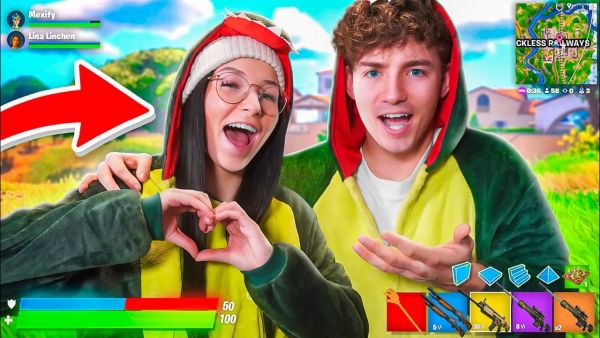 Mexifys KLEINE SCHWESTER spielt FORTNITE zum ERSTEN MAL! 😳😂