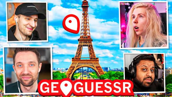 4 YOUTUBER spielen GEOGUESSR!
