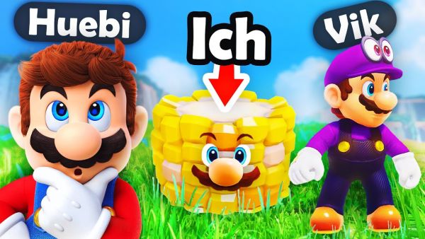 Wir verstecken uns in DUMMEN Gegenständen... (Mario Odyssey Hide and Seek)