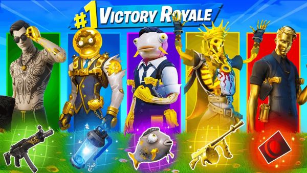 Die ,,ZUFÄLLIGE" MIDAS Boss Skin Challenge in Fortnite Kapitel 5 Deutsch mit Midas Gold Fisch