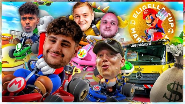 6.000€ ELIGELLA MARIO KART CUP MIT MONTE, SOLUTION, WILLY, MCKY & CO.!🔥🏎