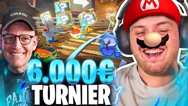 🔥😂GRANDIOSER Bruch von @EliasN97! | ICH war noch NIE so GUT in MARIO Kart! | 6000€ Turnier gerockt?!