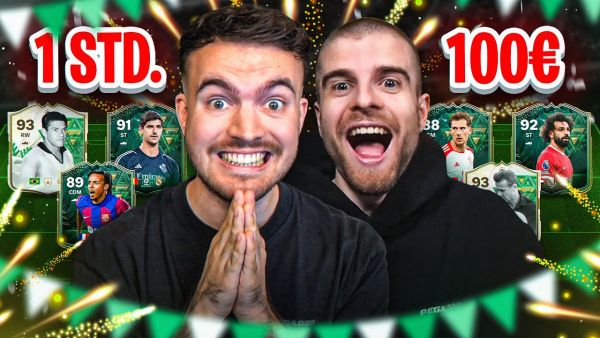 NEUER ACCOUNT! WER erreicht MEHR in 1 STUNDE mit 100€ in EA FC 24 🔥🤯 (ACCOUNT BATTLE vs JULIAN 🏆)