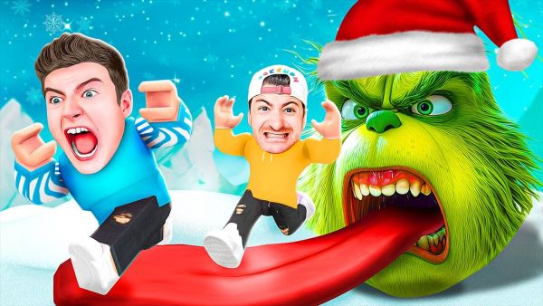 WER ENTKOMMT dem GRINCH als ERSTES in ROBLOX!