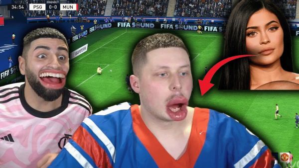EA FC 24 MATCH wird EHRENLOS + KYLIE JENNER LIP STICK CHALLENGE | Jordan & Semih