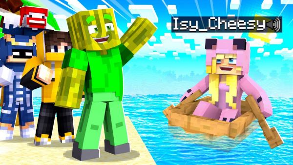 ICH HOLE... ISYCHEESY... AUF DIE YOUTUBER INSEL?! (Minecraft YouTuber Insel)