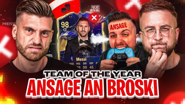 Wer muss den 1. TOTY DISCARDEN … ☠️😳 Die TEAM OF THE YEAR WETTE mit GamerBrother 😱 EA FC 24