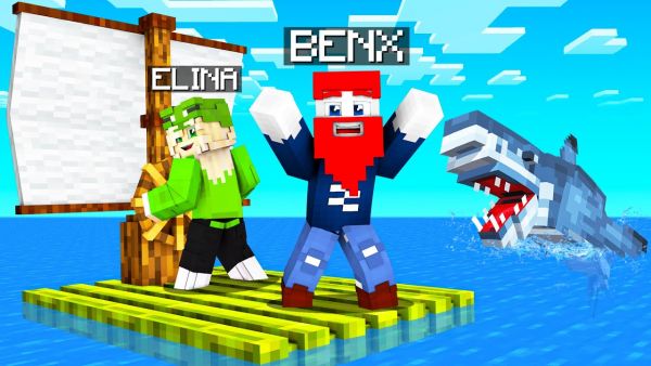 10 Tage in einer MINECRAFT FLOß WELT!