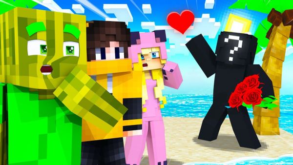 EIN YOUTUBER... ist VERLIEBT... AUF DER INSEL?! (Minecraft YouTuber Insel)
