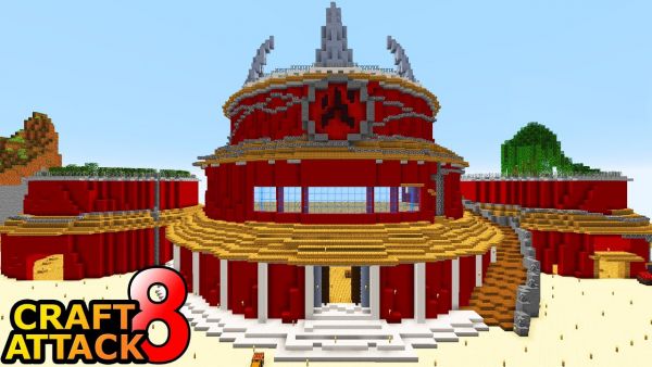 Fabo zeigt mir seine Naruto Base! - Minecraft Craft Attack 8 #91