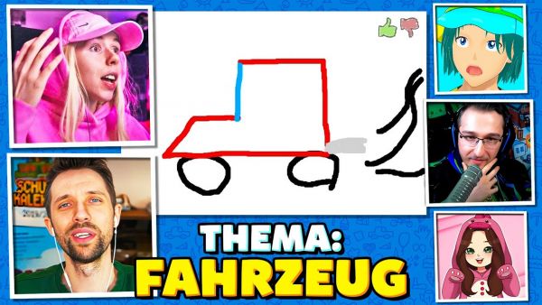 5 YOUTUBER MALEN KOMISCHE SACHEN!
