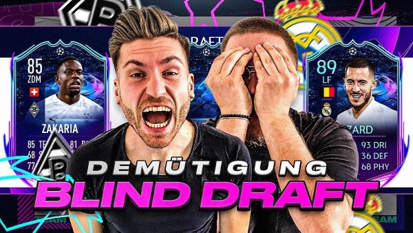 DEMÜTIGUNG im WER darf REAL vs GLADBACH NICHT SCHAUEN CL Blind Draft Battle 😳😱 FIFA 21