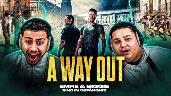 GEFÄNGNISAUSBRUCH mit BIGGIE68 & EMRE 🚨👮🏽‍♀️ A Way Out Teil 1