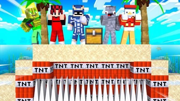MEINE 1. XXL FALLE... AUF... DER INSEL?! (Minecraft YouTuber Insel)