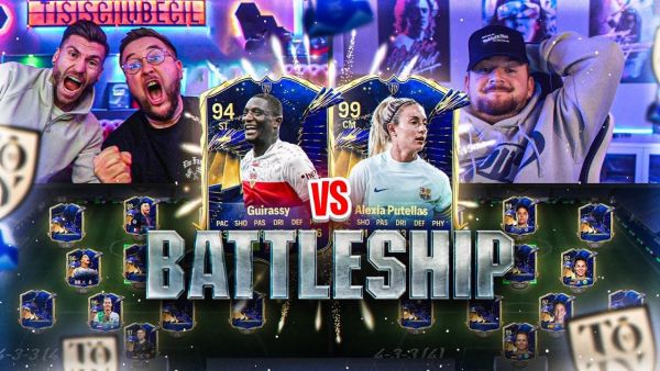 AUAAA das tut WEH..😰 TOTY Männer VS TOTY Frauen Battleship Wager 🔥EA FC 24