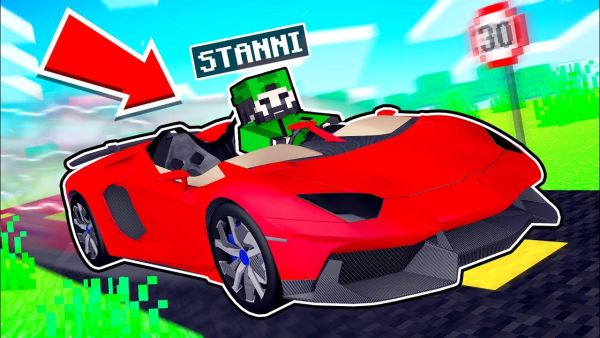 ich kaufe EINEN LAMBORGHINI für mein AUTOHAUS in Minecraft!