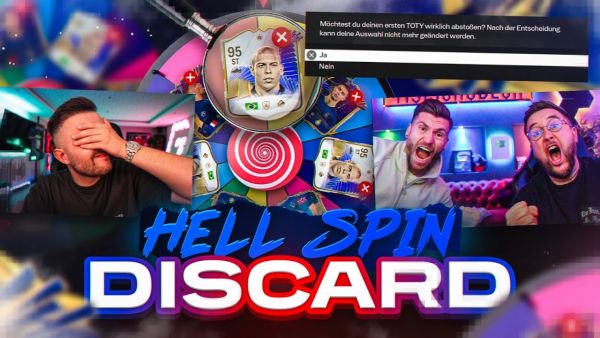 WER MUSS den 1. TOTY DISCARDEN…? 🕊️💀 TOTY Hell Spin Discard BATTLE 🔥