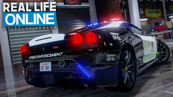 POLIZEI FERRARI JAGD RASER! - GTA 5 Real Life Online