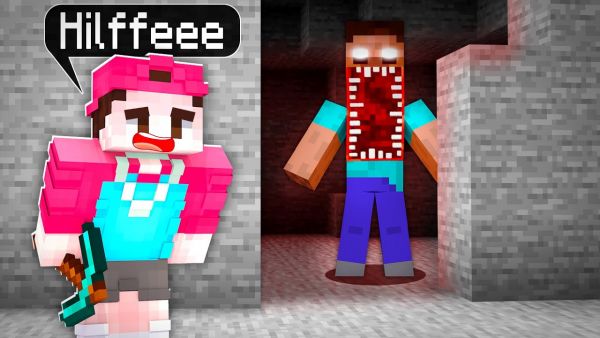 Ich ERSCHRECKE iCrimax mit HORROR SKIN in Minecraft (Prank)