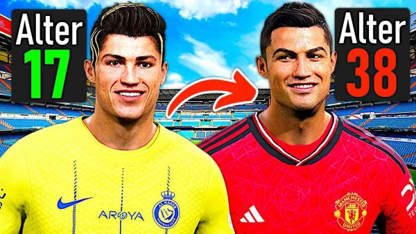Ich spiele RONALDOs KARRIERE RÜCKWÄRTS !!! 🐐🇵🇹◀️