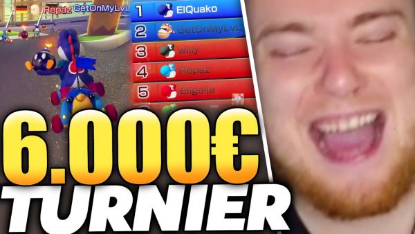 LEGENDÄRES 6.000€ MARIO KART TURNIER! 💰 ft. ELI, MONTE, WILLY, REPAZ, MEHDI & Co. 🤣 | SolutionLIVE