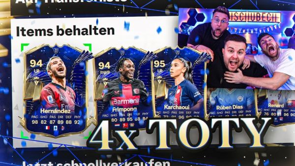 JAAA!!! 😍😍 4x Verteidiger TOTY im Pack 😱 EA Fc 24 TOTY Pack Opening 🥳