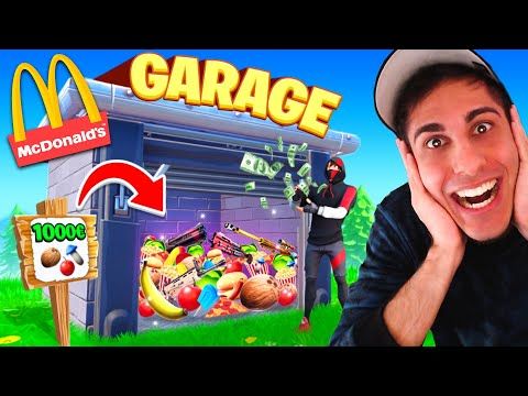 Kaufe mit GELD dein LOOT in Fortnite aber bei McDonalds! (sehr lecker)