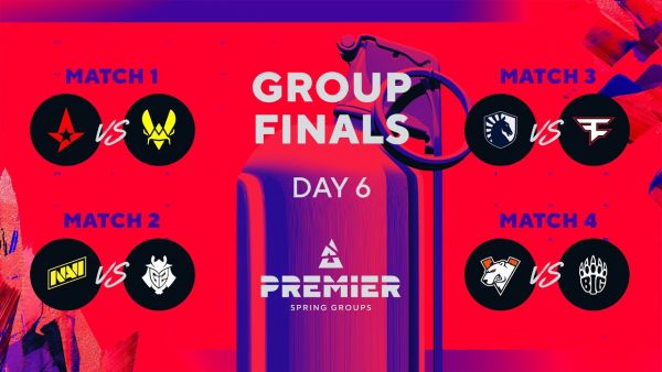 Spring Groups 2024, Day 6: Astralis vs Vitality, NAVI vs G2, Liquid vs FaZe, Virtus.pro vs BIG